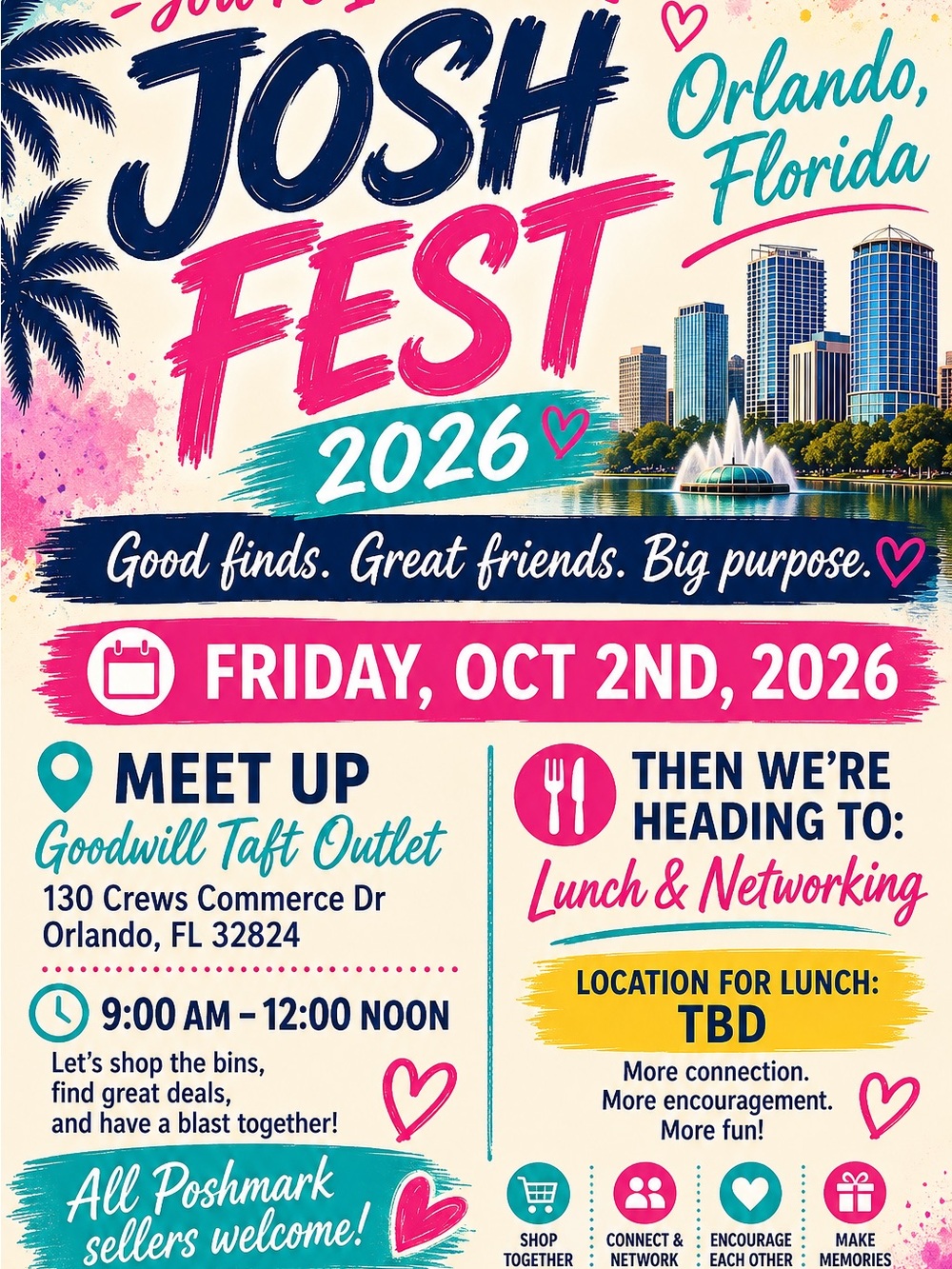 JoshFest 2026! Your Invited! 10/2/2026